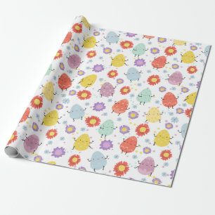 Papel De Regalo Patrón de Huevo de Pascua