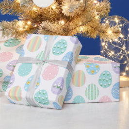 Papel De Regalo Patrón de huevos de Pascua pastelitos
