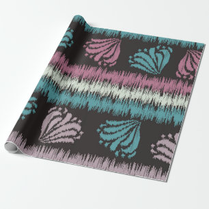 Papel De Regalo Patrón de ikat abstracto sin inconvenientes con la