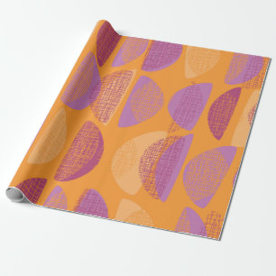 Papel De Regalo Patrón de ilustracion de estilo moderno de mediado
