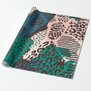 Papel De Regalo Patrón de impresión animal