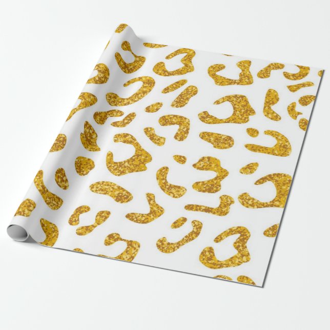 Papel De Regalo Patrón de impresión animal (Desenrollado)