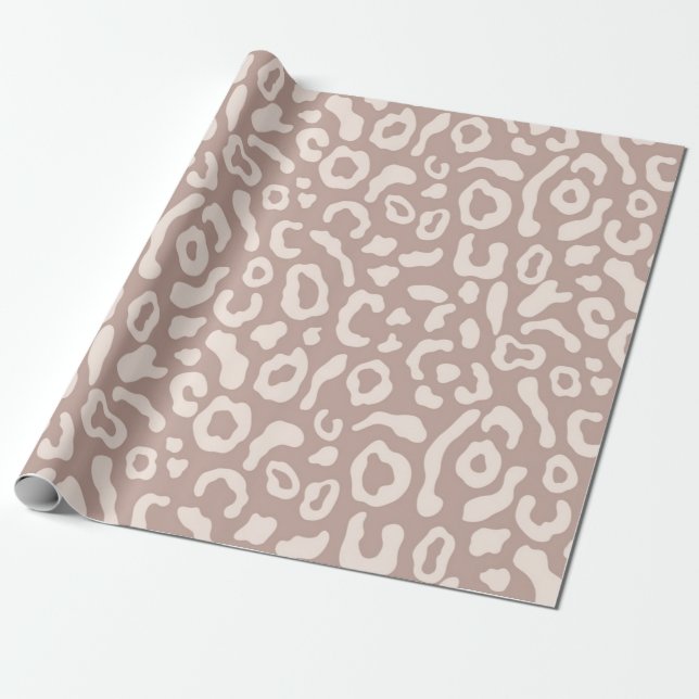 Papel De Regalo Patrón de impresión animal (Desenrollado)