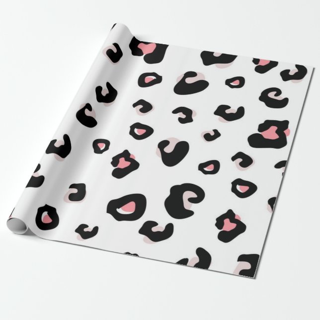 Papel De Regalo Patrón de impresión animal (Desenrollado)