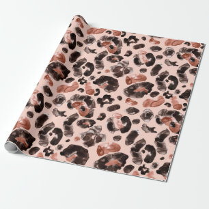 Papel De Regalo Patrón de impresión de animales de leopardo acuáti