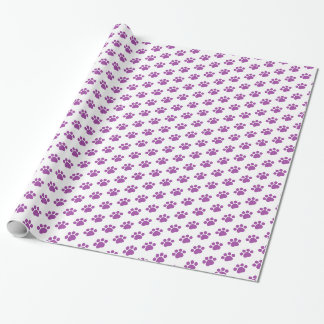 Papel De Regalo Patrón de impresión de púrpura