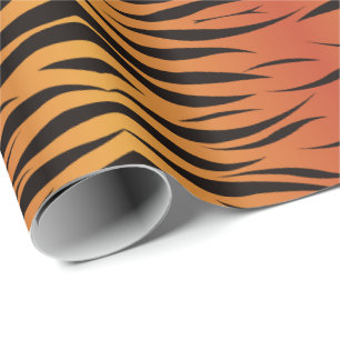 Papel De Regalo Patrón de impresión de tigres