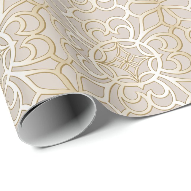 Papel De Regalo Patrón de impresión Jacquard (Esquina del rollo)