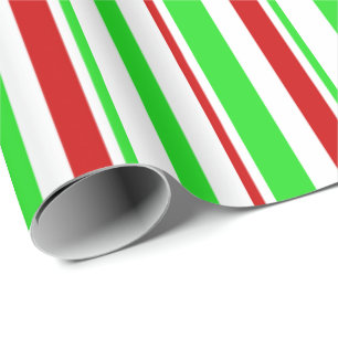 Papel De Regalo Patrón de inspiración de Navidades rojos, blancos,