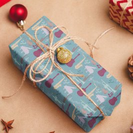 Papel De Regalo Patrón de instrumentos musicales
