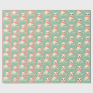 Papel De Regalo Patrón de invierno de Chihuahua