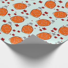 Papel De Regalo Patrón de jarabe de arce canadiense
