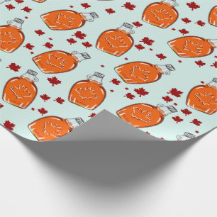 Papel De Regalo Patrón de jarabe de arce canadiense