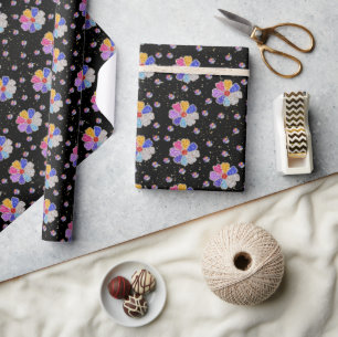 Papel De Regalo Patrón de joya floral brillante