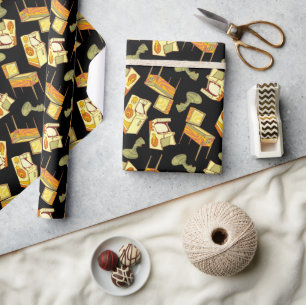 Papel De Regalo Patrón de juegos retro