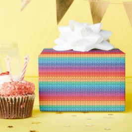 Papel De Regalo Patrón de juguete del arcoiris pop del fidget