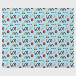 Papel De Regalo Patrón de juguetes personalizados para niños