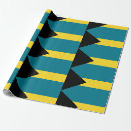 Papel De Regalo Patrón de la bandera de Bahamas