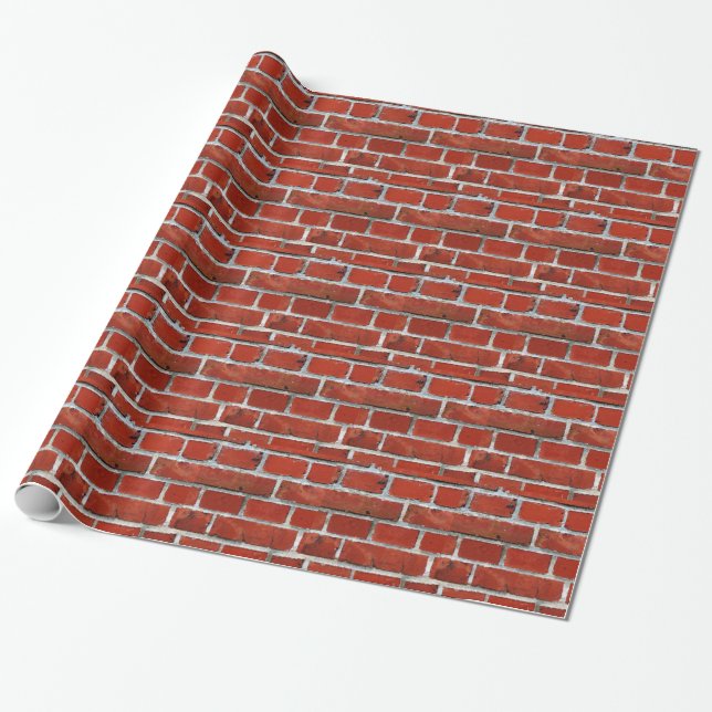Papel De Regalo Patrón de ladrillo (Desenrollado)