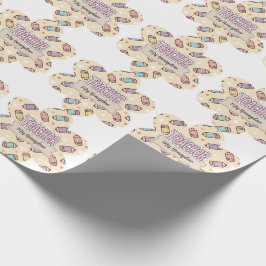 Papel De Regalo  Patrón de lápiz de agradecimiento a maestros lind