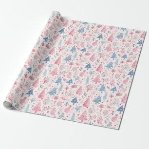 Papel De Regalo "Patrón de las maravillas de los Navidades pastele