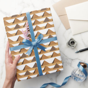 Papel De Regalo Patrón de las Pirámides Egipcias