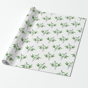 Papel De Regalo Patrón de las ramas de bambú