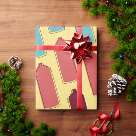 Papel De Regalo Patrón de lata de pintura en spray