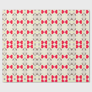 Papel De Regalo Patrón de lazo lindo