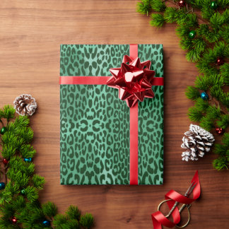 Papel De Regalo Patrón de leopardo animal simétrico sin costuras