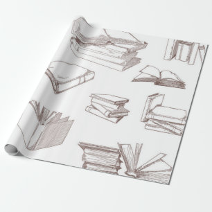 Papel De Regalo Patrón de libro