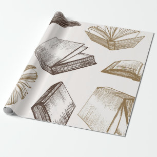 Papel De Regalo Patrón de libro