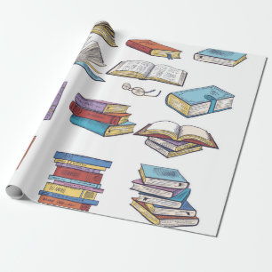 Papel De Regalo Patrón de libro