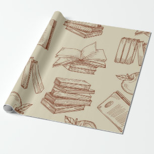 Papel De Regalo Patrón de libro
