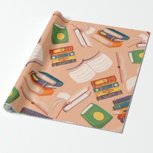 Papel De Regalo Patrón de libro