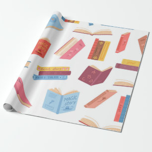 Papel De Regalo Patrón de libro