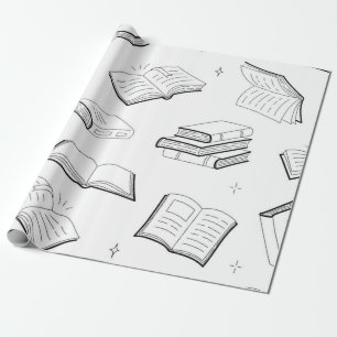 Papel De Regalo Patrón de libro