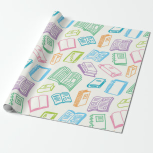 Papel De Regalo Patrón de libro