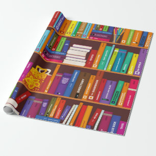 Papel De Regalo Patrón de libro
