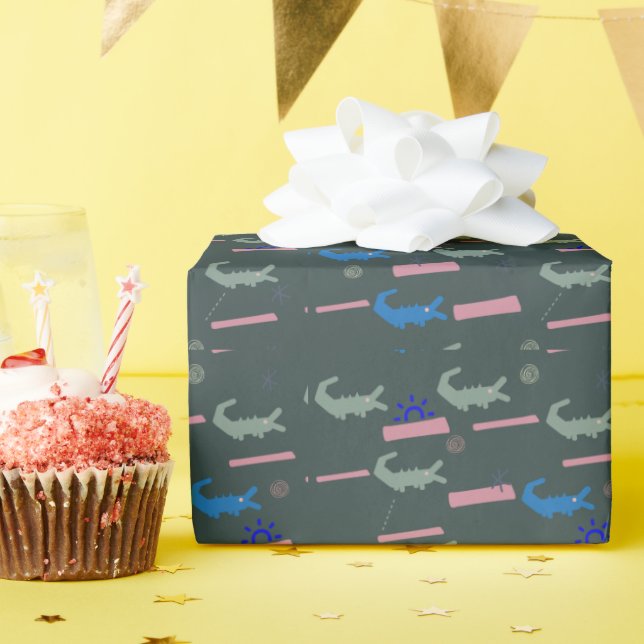 Papel De Regalo Patrón de ligador (Fiesta de cumpleaños )