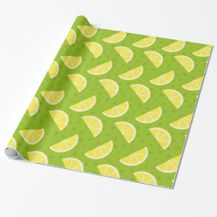 Papel De Regalo Patrón de limones