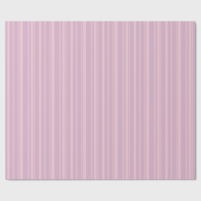 Papel De Regalo Patrón de Línea Morado y Rosa (Superficie plana)