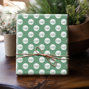 Papel De Regalo Patrón de logotipo de negocio de oficina simple - 