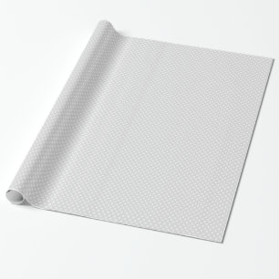 Papel De Regalo Patrón de lunares blanco gris claro