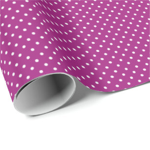 Papel De Regalo Patrón de lunares púrpura