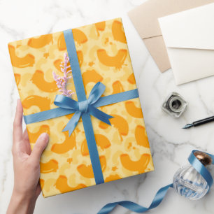 Papel De Regalo Patrón de macarrones y queso