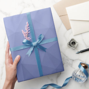 Papel De Regalo Patrón de malla geométrica con gradiente azul gris