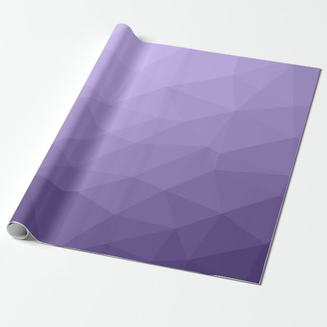Papel De Regalo Patrón de malla geométrica ultravioleta (Desenrollado)