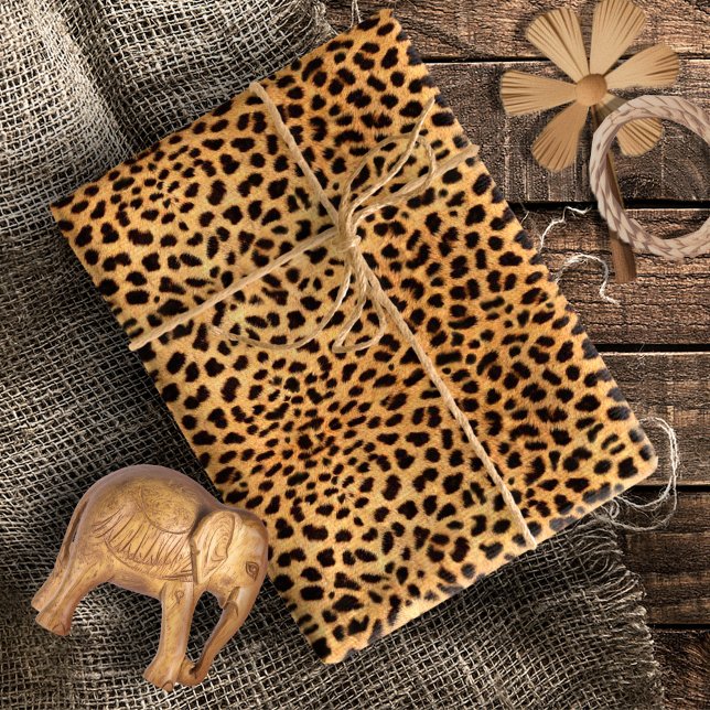 Papel De Regalo Patrón de manchas de chita dorado ID1155 (Subido por el creador)