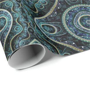 Papel De Regalo Patrón de Mandala de Grand Royal Julian Fractal